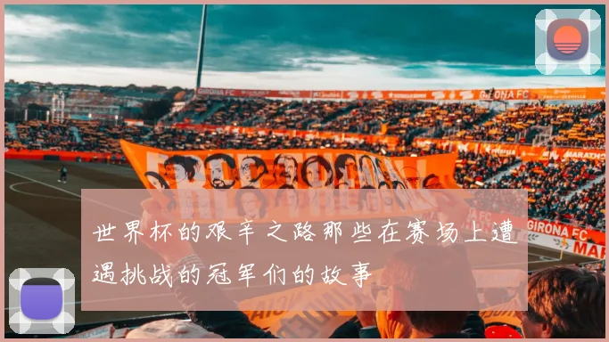 世界杯的艰辛之路那些在赛场上遭遇挑战的冠军们的故事
